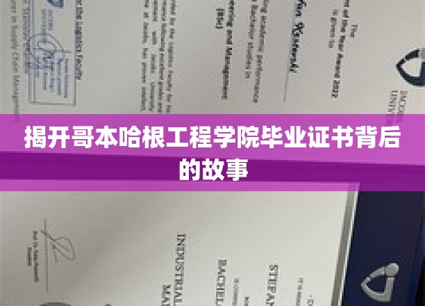 探索哥本哈根工程学院毕业证书背后的故事