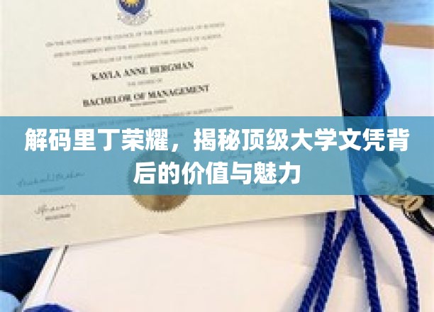 解码里丁荣耀，揭示顶级大学文凭背后的价值与魅力