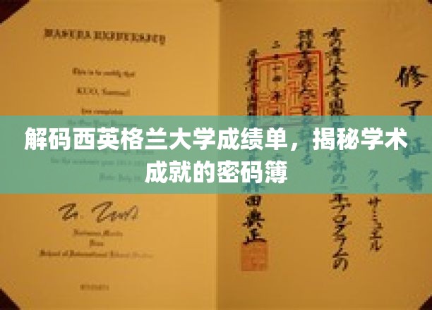解码西英格兰大学成绩单，探寻学术成就的神秘线索簿