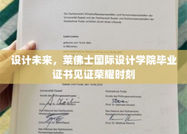 设计未来，莱佛士国际设计学院毕业证书见证荣耀时刻