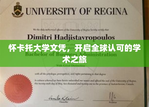 怀卡托大学文凭，开启全球认可的学术之旅