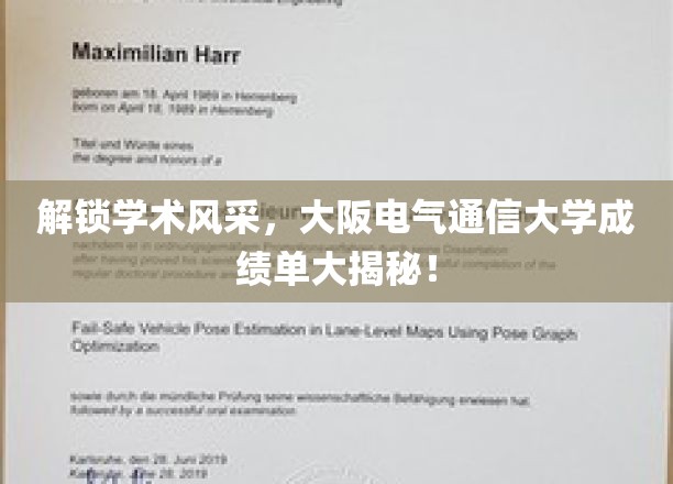 解锁学术风采,大阪电气通信大学成绩单大揭秘!