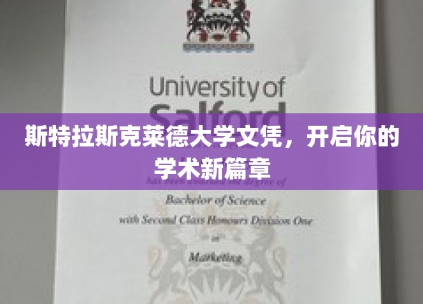 斯特拉斯克莱德荣耀启程，文凭成就非凡学术之旅