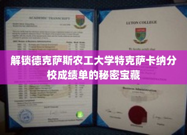 探秘德克萨斯农工大学特克萨卡纳分校，揭开成绩单背后的独特奥秘