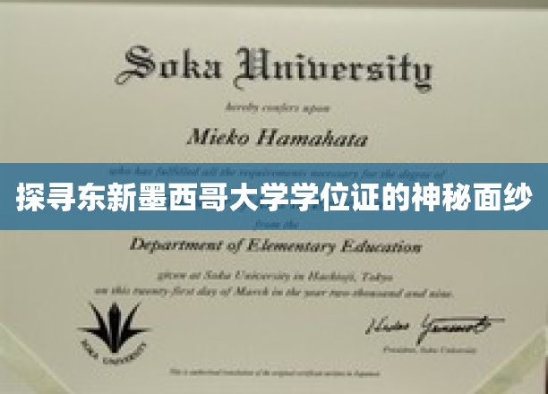 探寻东新墨西哥大学学位证的神秘面纱