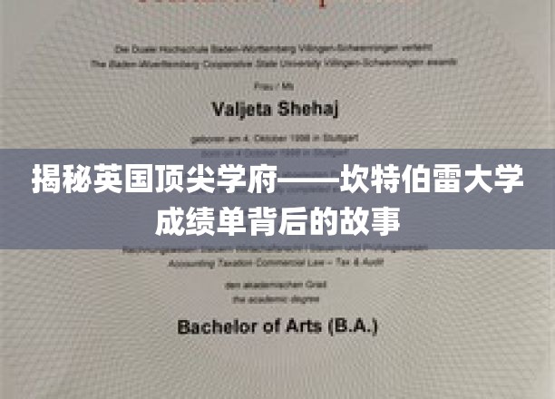 揭秘新西兰顶尖学府——坎特伯雷大学成绩单背后的故事