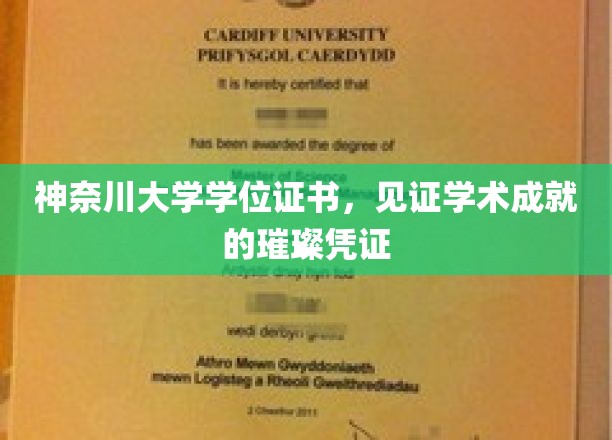 神奈川大学学位证书，见证学术成就的璀璨凭证