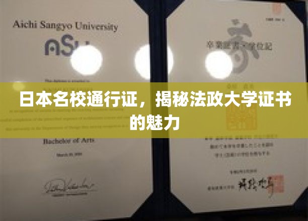 解锁日本顶尖学府，法政大学证书的非凡魅力