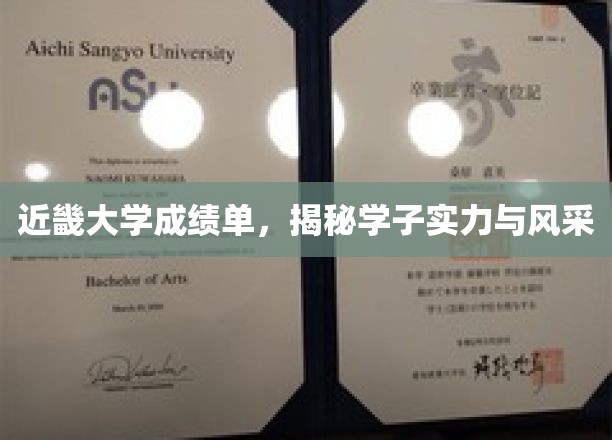 近畿大学学子实力与风采一览，揭秘成绩单背后的精彩