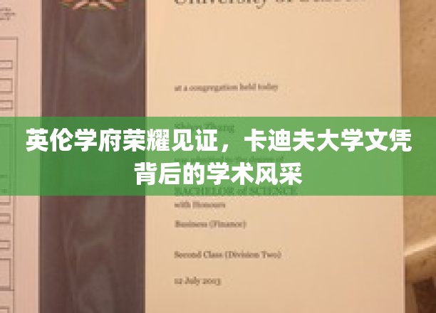 卡迪夫荣耀，探寻英伦学府的学术魅力与文凭价值