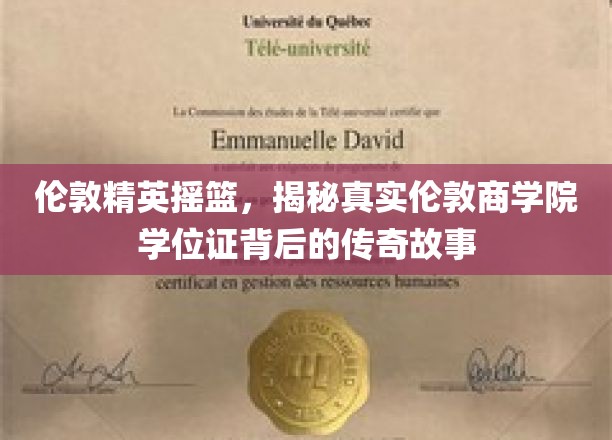 伦敦商学院学位证背后的传奇，揭秘精英摇篮的秘密宝藏