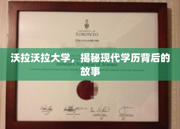 学历背后的秘密，沃拉沃拉大学的真实图景揭露