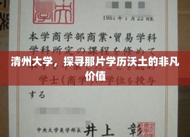 解码清州，探寻高等学府的璀璨育人之地