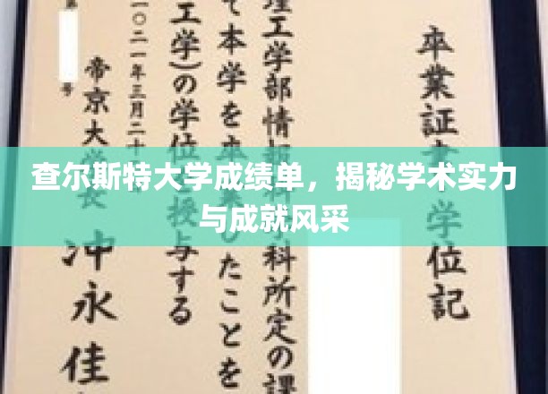 解锁查尔斯特大学卓越成就，一睹学术精英风采揭秘
