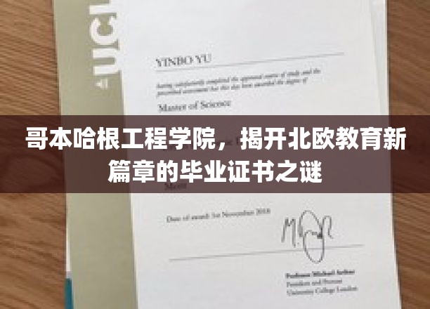 哥本哈根工程学院，探索北欧教育精英证书背后的奥秘