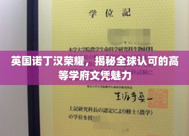 英国诺丁汉荣耀，揭秘全球认可的高等学府文凭魅力