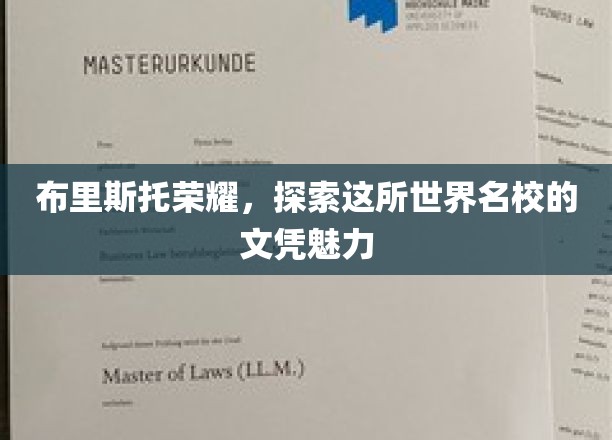 布里斯托荣耀，探索这所世界名校的学位魅力