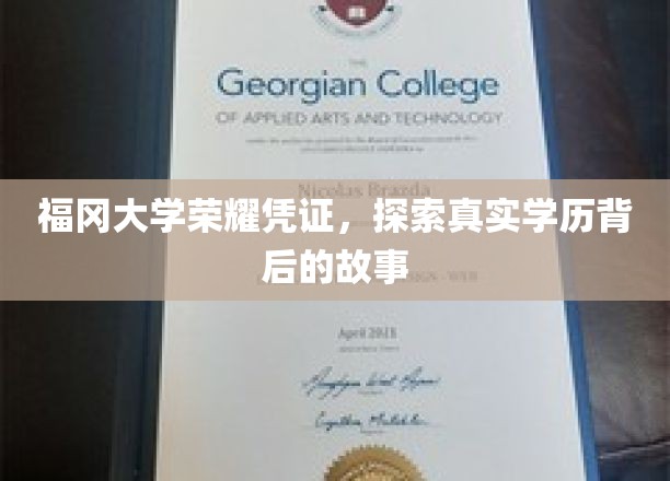 福冈大学荣耀凭证揭秘，一探学历背后的真实历程