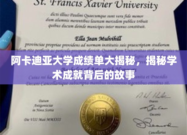 阿卡迪亚大学成绩单大揭秘，揭秘学术成就背后的故事
