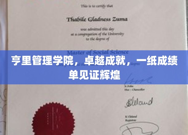 亨里管理学院荣耀瞬间，成绩单映照卓越之路