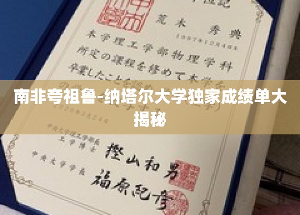 解码南非夸祖鲁-纳塔尔大学卓越成绩背后的秘密