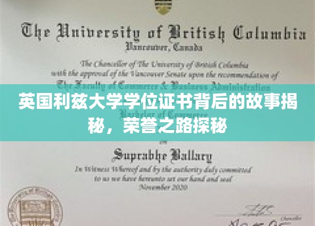 揭秘英国利兹大学学位证书背后的故事，探寻荣誉之路的奥秘