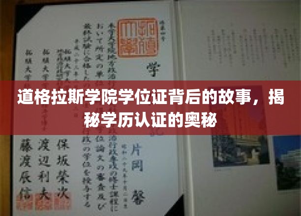 揭秘道格拉斯学院学位证的传奇之旅，学历认证的神秘面纱