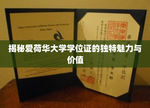深度解析爱荷华大学学位证的独特魅力与价值