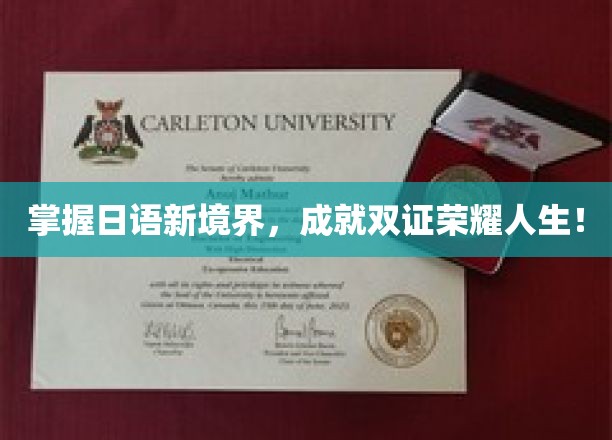 解锁日语巅峰，双证荣耀，共绘辉煌人生蓝图！