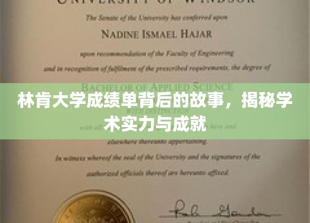林肯大学成绩单背后，揭开学术卓越的神秘面纱