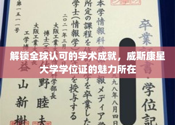 威斯康星大学学位证，国际舞台上的学术通行证
