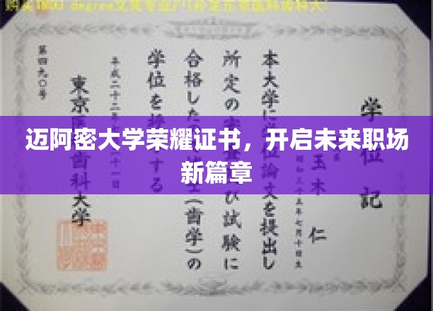 迈阿密大学荣耀加身，职场启航新篇章！