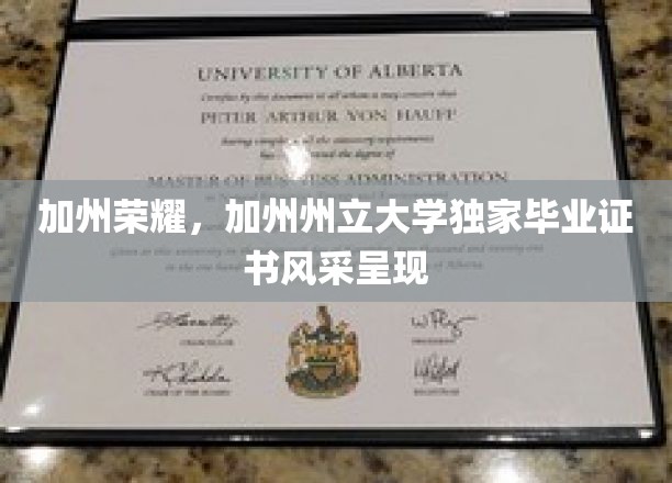 加州州立大学毕业证书，闪耀金门，荣耀启航