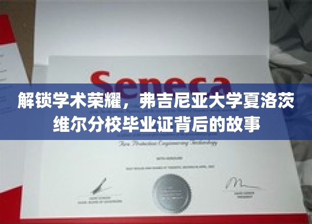 弗吉尼亚荣耀解码，揭秘夏洛茨维尔分校毕业证的传奇之路