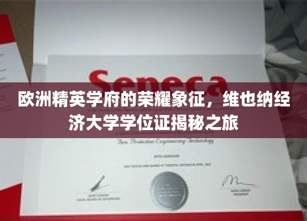 欧洲精英学府的荣耀象征，维也纳经济大学学位证揭秘之旅