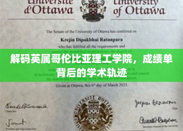 探寻英属哥伦比亚理工学院，成绩单背后的学术传奇