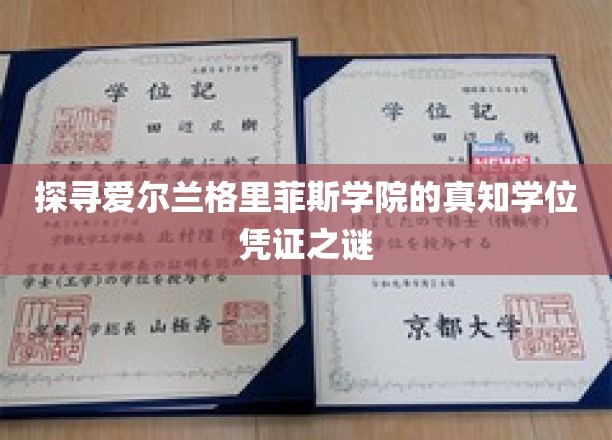 探寻爱尔兰格里菲斯学院的真知学位凭证之谜