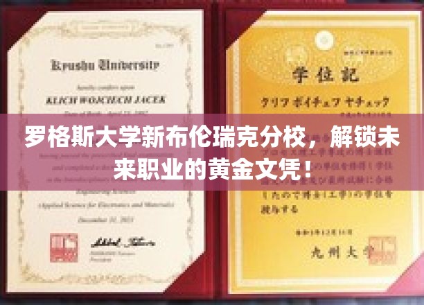 罗格斯大学新布伦瑞克分校，开启未来职业的黄金文凭之路！