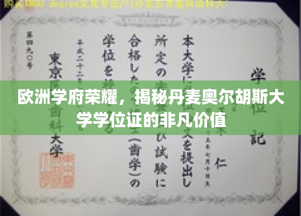 解锁北欧名校光环，丹麦奥尔胡斯大学学位证的珍贵内涵