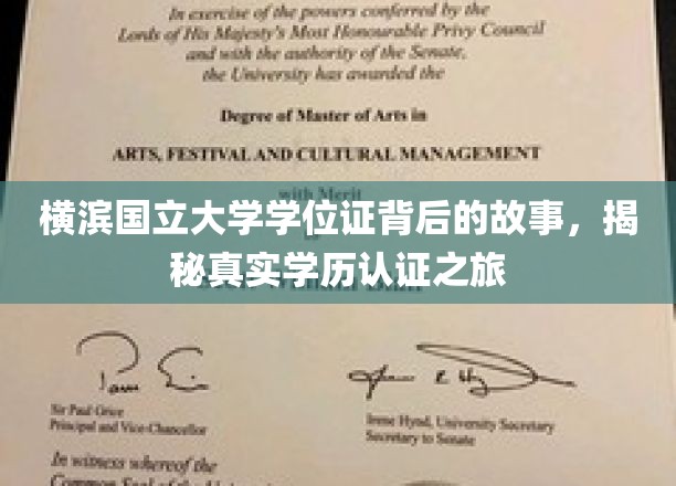 探寻横滨国立大学学位证的奥秘，学历认证之旅的精彩幕后