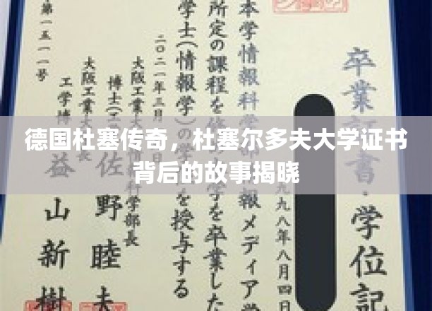 德国杜塞传奇，揭秘杜塞尔多夫大学证书背后的故事