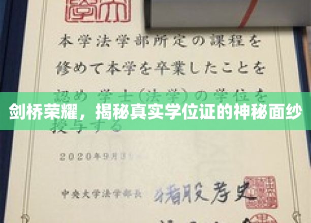 剑桥荣耀，揭开真实学位证的神秘面纱