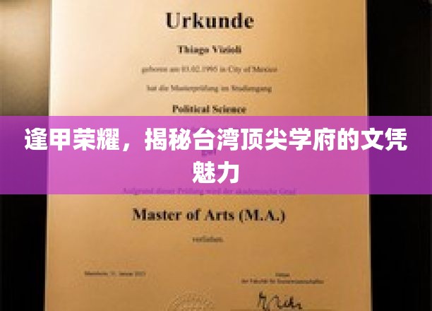 逢甲荣耀，揭秘台湾顶尖学府的文凭魅力
