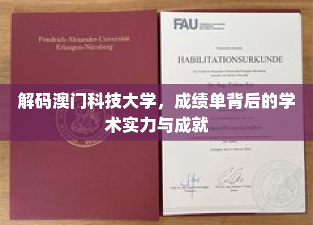 澳门科技大学，揭秘学术实力与辉煌成就的秘密花园