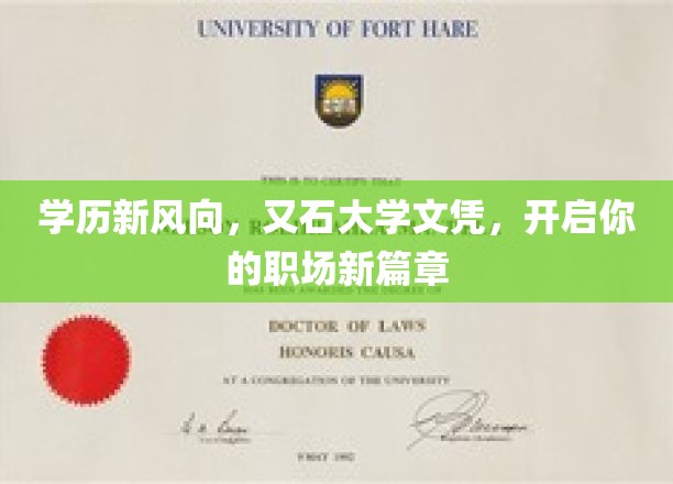 学历新风向，又石大学文凭，开启你的职场新篇章