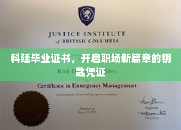 科廷毕业证书，解锁职场新世界的通行证