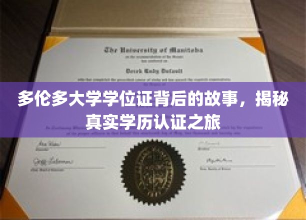多伦多大学学位证背后的故事，揭秘真实学历认证之旅