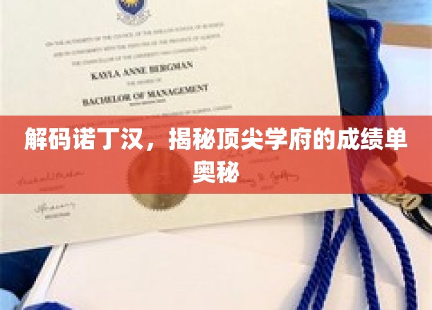 诺丁汉荣耀，一探究竟的顶尖学府成绩解码