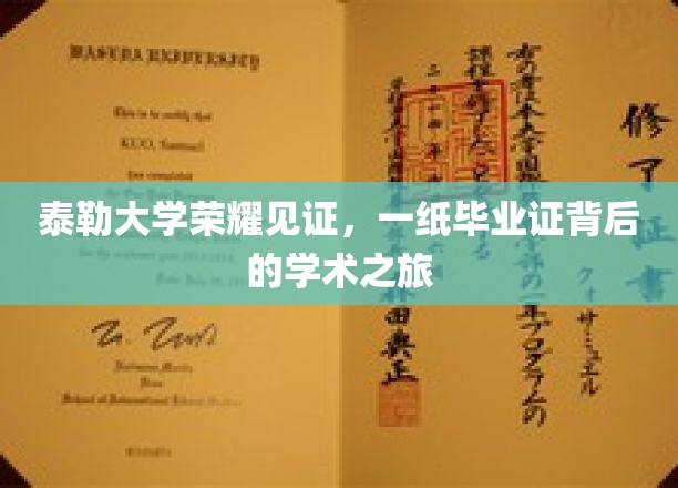 泰勒大学荣耀绽放，毕业证书背后的知识征途揭秘录
