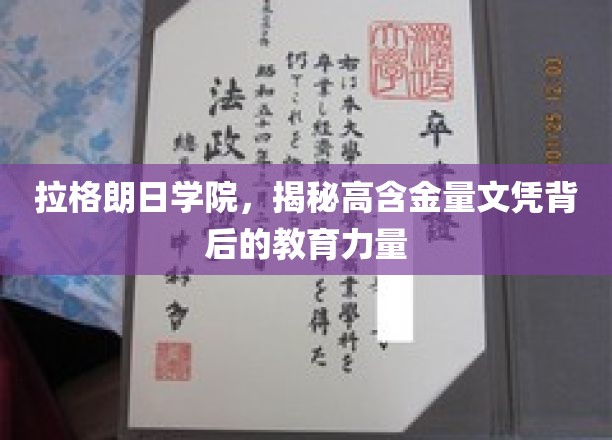 拉格朗日学院：探索高含金量文凭背后的教育魅力